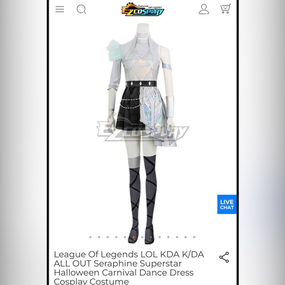 League of Legends KDA All Out Seraphine Cosplay - Picture 3 of 6